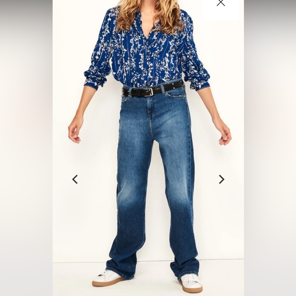 Ba&sh the Jeans Jane dark wash denim classic revolve spring casual $220 classic